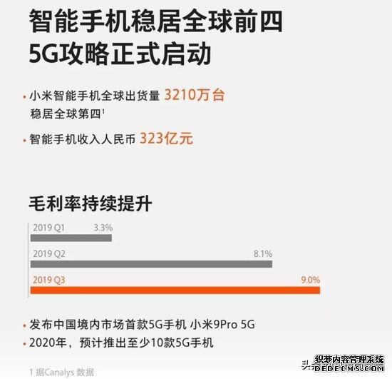 小米创收500亿却屈居第四，三大对手让雷军压力很大