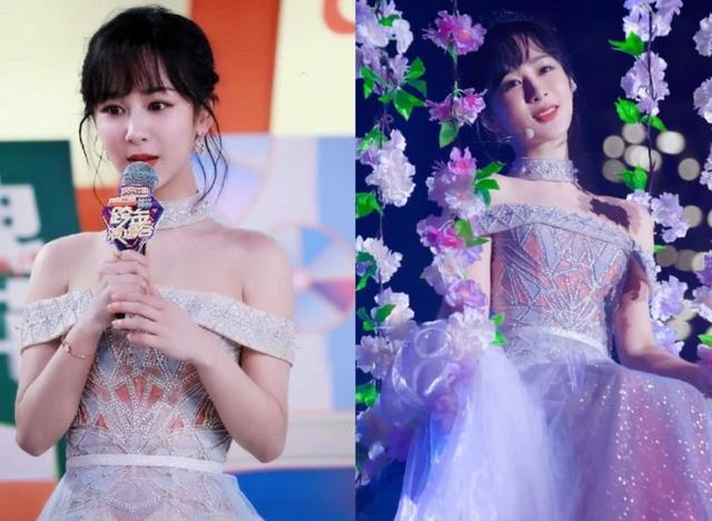 以为杨紫跨年造型很保守,看到热巴和杨幂,才知道自我突破有多美