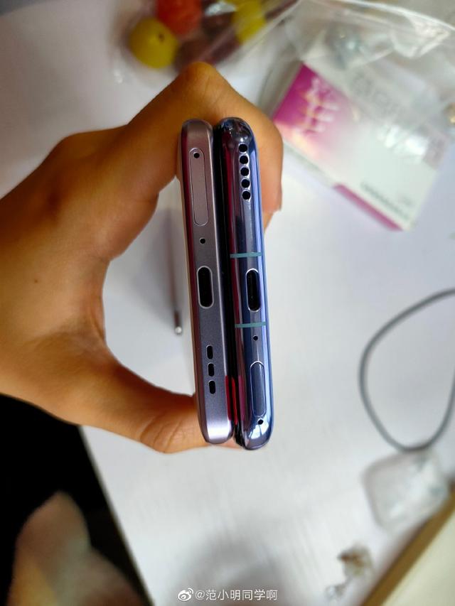 网友对比华为nova6 5g和oppo reno3 pro,机身轻薄真的