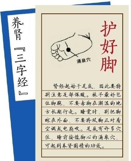 养肾三字经学会下面的养肾三字经，保你养肾又健康！​ ​​​​