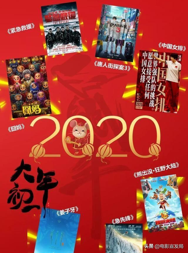 2020年春节档6部贺岁大片!你最期待哪一部?