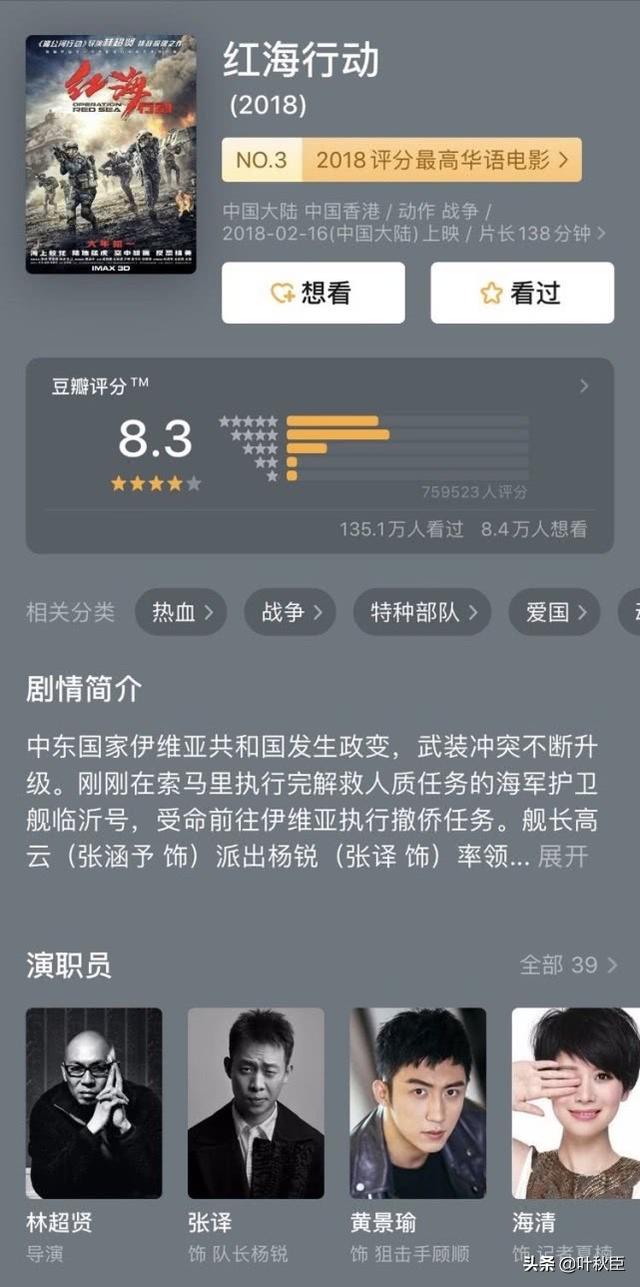 14部票房超10亿的春节档电影:只有1部豆瓣上8分,最差低到4.2