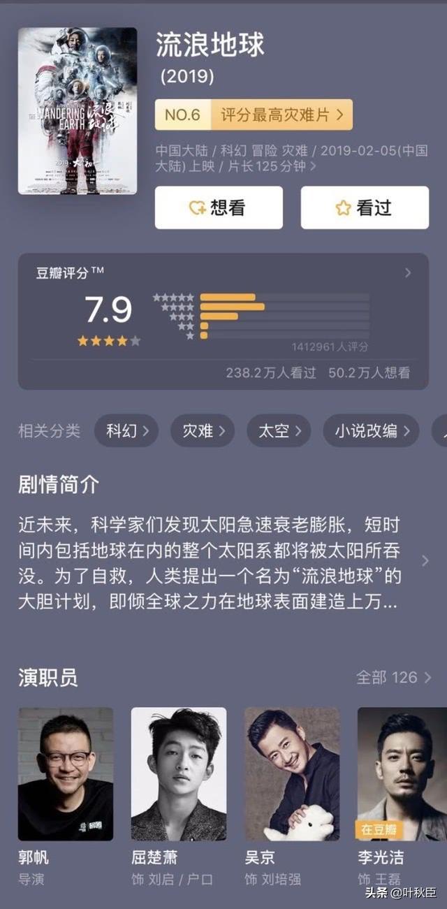 14部票房超10亿的春节档电影:只有1部豆瓣上8分,最差低到4.2