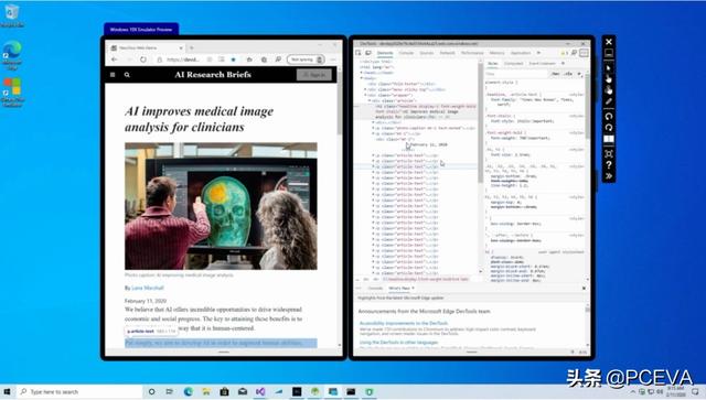 提前感受双屏未来:微软放出Windows 10X模拟器下载