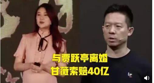 甘薇离婚索赔40亿,董璇李小璐都以离婚收场,原因各异让人唏嘘