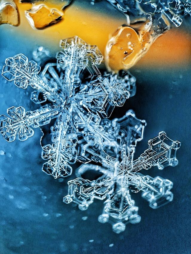 北京今天又下雪了，他拿起相机拍下震撼内心的“雪花”写真