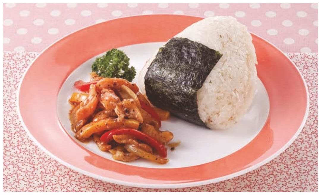 居家美食推荐：酸菜牛柳饭团、黑胡椒猪柳饭团、泡菜烧肉饭团