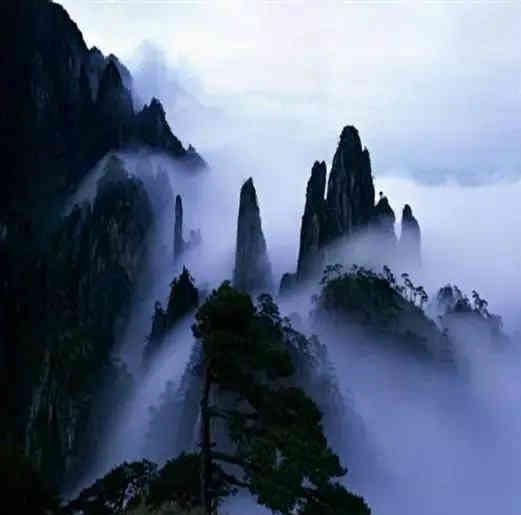 中国最美的六大名山，, 你知道几个