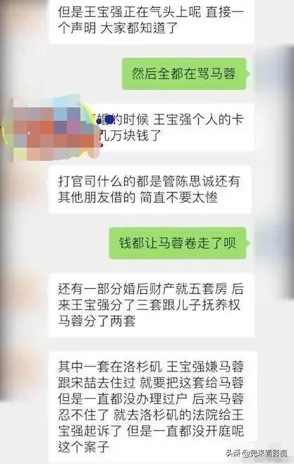 王宝强马蓉离婚事件,知情人向媒体曝光一份聊天记录