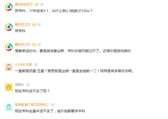 腾讯员工炫耀:专科生税后90W,也买房了,钱给够了加班都不叫事