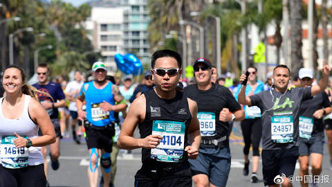 洛杉矶13人确诊新冠肺炎 近3万人马拉松将如期举办