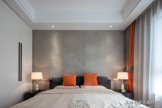 120㎡现代轻奢家居装修设计实景;奢华而不浓重,华丽却不浮夸