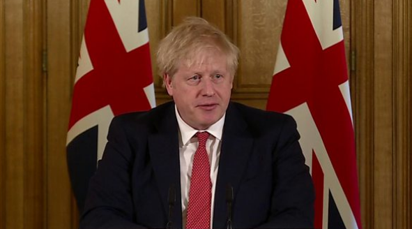英国首相约翰逊(图源:BBC)