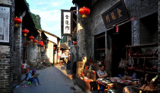 广西名气最大的古镇，即使商业化严重，照样很多游客！