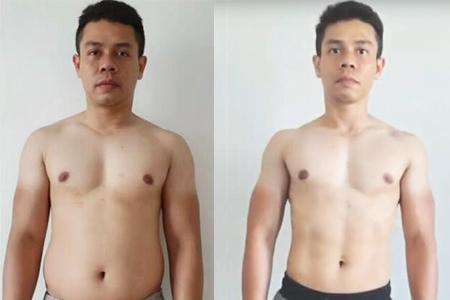161斤大叔减肥，每天坚持锻炼和控制饮食，2个月时间减掉22斤