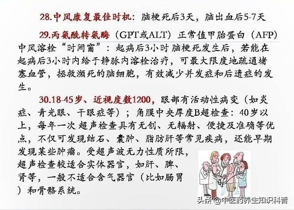 日常比较常用的45个医学常识，全面实用，需要的收藏好！