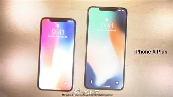 若嫌iPhoneX太小？你可以等明年的iPhoneX Plus，6.4英寸巨屏！