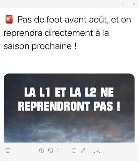 据外媒报道，本赛季法国足球联赛将不会重启