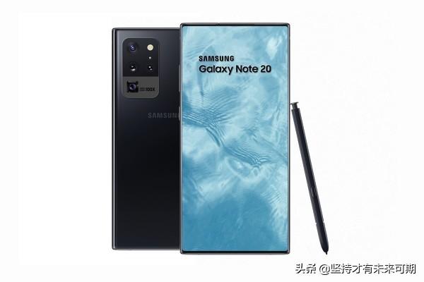 据说三星也要开发屏下摄像头了,Galaxy Note20渲染图曝光