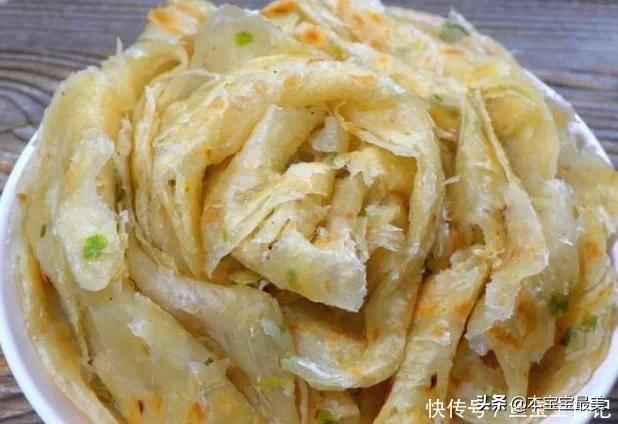 买了20年手抓饼,才知道做法这么简单,1分钟学会,2块钱做一大锅