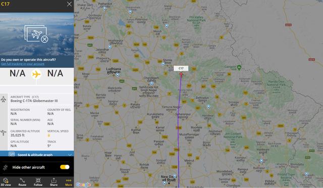 印度边境地区军机活动频繁，空中加油机行踪曝光，印度网友生气了