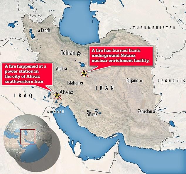 伊朗发电厂核设施连遭火灾爆炸，以色列被指发动网络和军事攻击
