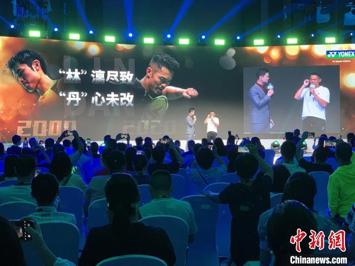 林丹称,明年或仍征战全运会。 康玉湛 摄
