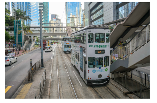 香港街景。