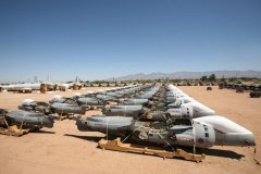 4000多架战机被封存沙漠