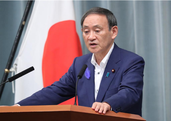 日本官方长官菅义伟(产经新闻)