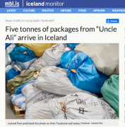 冰岛人正订购中国商品来度过艰难疫情