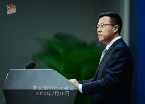 ▲外交部发言人赵立坚(外交部网站)