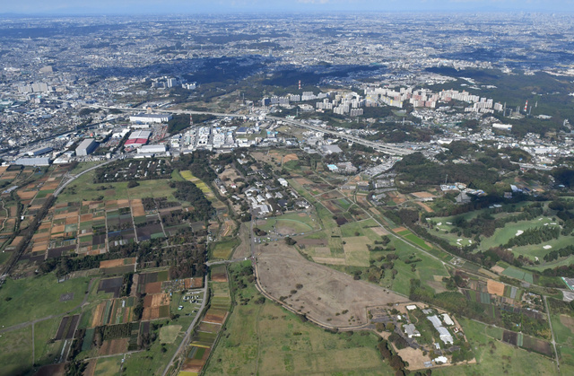 横滨市西部的美军基地旧址(朝日新闻)
