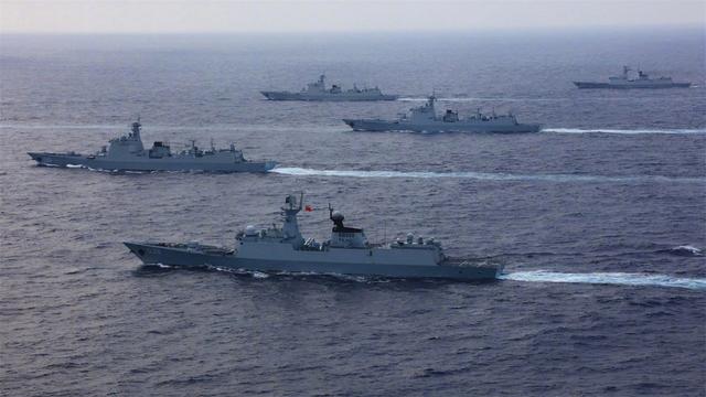 澳舰队靠近南沙群岛，与中国海军发生对峙？也来凑热闹？