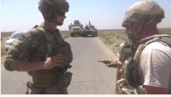 美国特种部队在叙利亚翻车