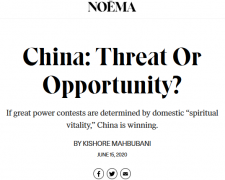 对于美国来说，中国是威胁还是机会？