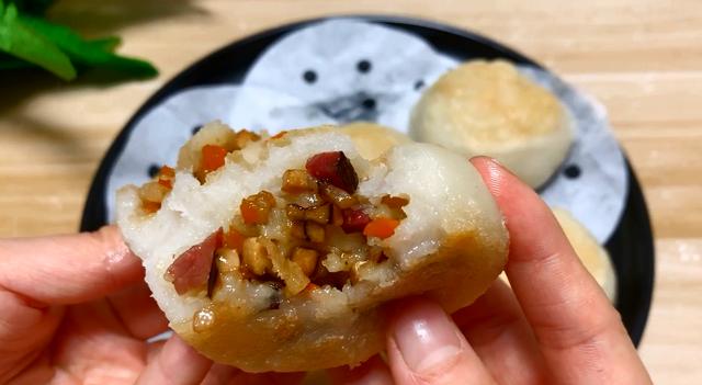 传统美食:华容团子,外酥里糯,比包子还好吃,做法配料告诉你