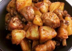 鸡腿炖土豆的详细做法，鲜香美味又实