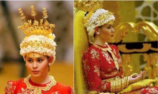 17岁捧黄金钻石花结婚,生4娃地位牢固,文莱王储妃笑颜如花