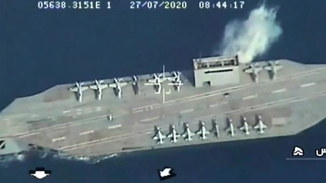 美伊交锋再次升级，伊朗发起强硬报复，“击沉”一艘美国航母警告