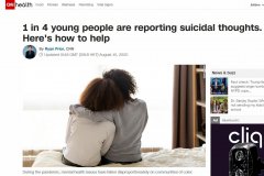 美国曾认真考虑过自杀问题的年轻人多