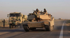 美国军队在叙利亚过哨卡时被拦截