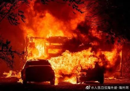 到处都是山火,美国加州告急!摄影师开车拍下恐怖一幕:宛如地狱之路