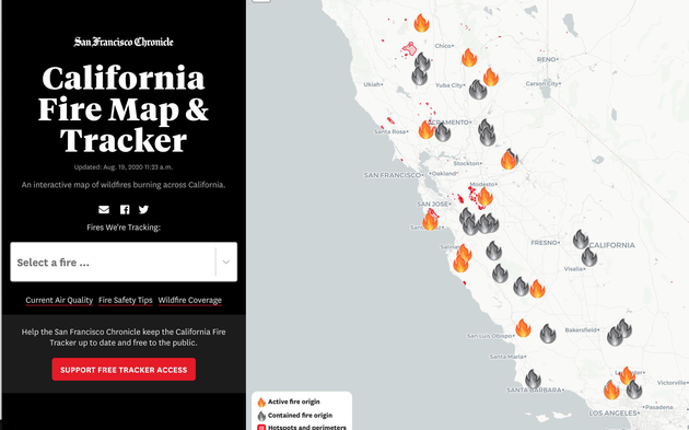 到处都是山火，美国加州告急！摄影师开车拍下恐怖一幕：宛如地狱之路