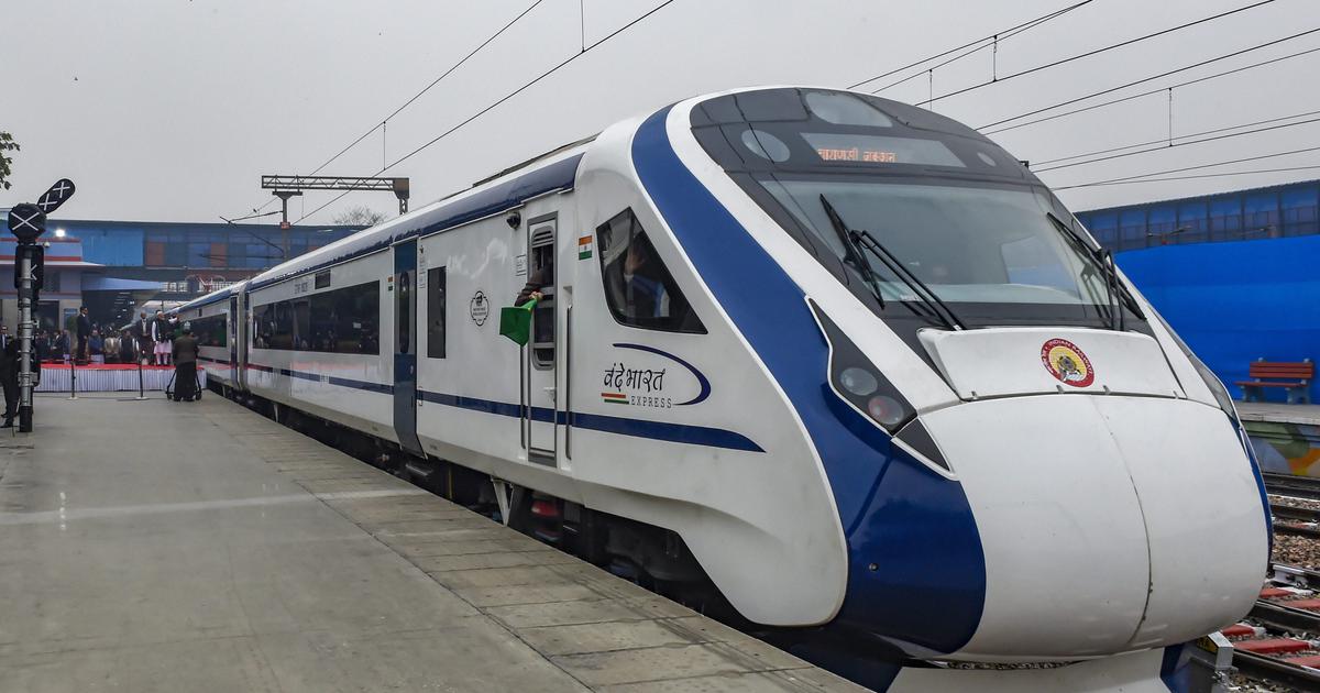 印度“Vande Bharat”列车，图自PTI