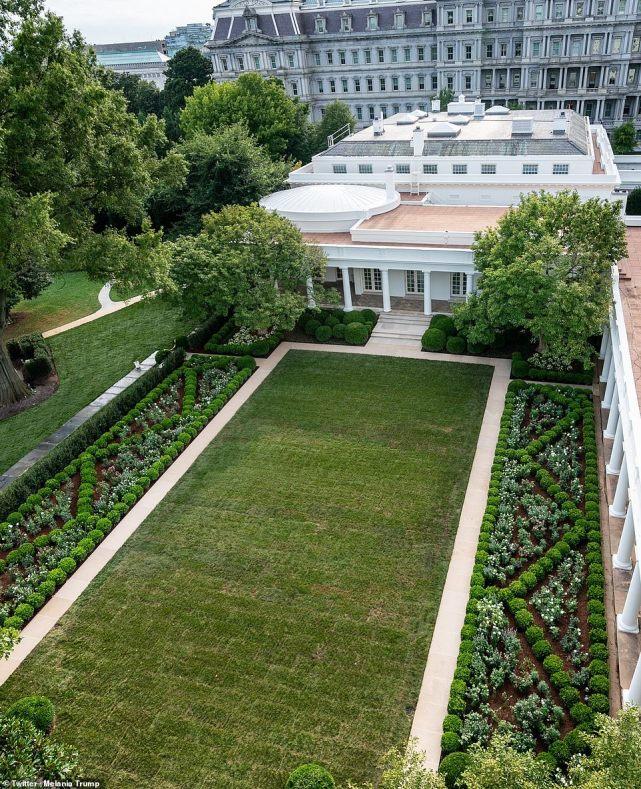梅拉尼娅翻新了白宫花园，遭批：她是外国人，无权破坏我们的历史