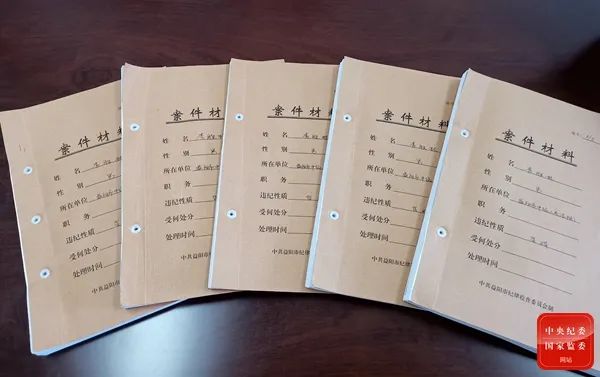 湖南省益阳市纪委监委审理的李胜林案相关案卷。