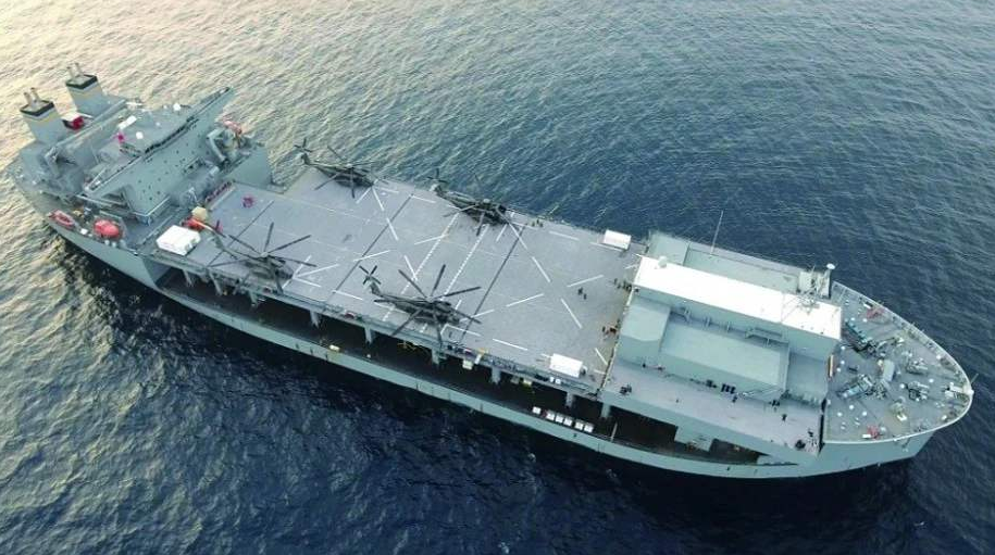 美媒：中国解放军“学习”美军，把民船改成直升机母舰