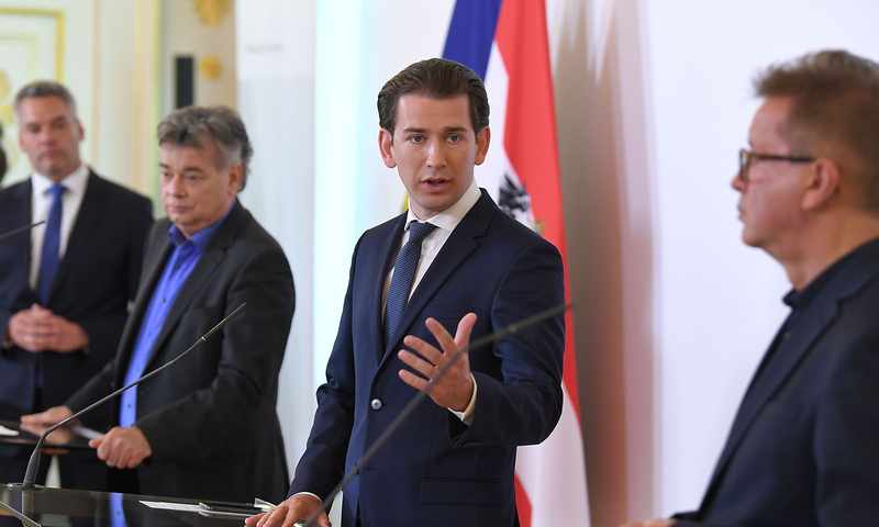 奥地利总理：私人庆祝活动最多25人 呼吁大家为自己的生活负责