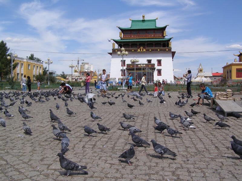 俄罗斯游客镜头下的蒙古首都乌兰巴托